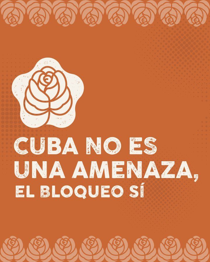 enpaciego's tweet photo. 🌟 Cuba no es una amenaza, lo es el bloqueo. El mundo lo sabe y lo denuncia en cada tribuna internacional.
#CubaNoEsUnaAmenaza #LatirAvileño #ENPACiegodeÁvilaS.U.R.L https://t.co/oIxoLmfOG4
