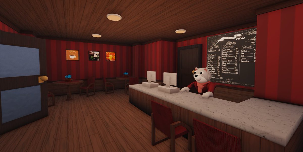 DoggyOzzy's tweet photo. New Ui and Cafe update tomorrow, becuse I need make food and drinks models! ☕️🍰 https://t.co/8JUZeYbAhG