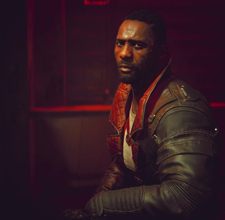 ChaosCrave_'s tweet photo. Idris Elba has reportedly been confirmed to reprise his role as Solomon Reed in the upcoming live-action adaptation of CYBERPUNK 2077, directed by Denis Villeneuve. https://t.co/HfcpwsNq2g