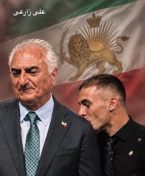 Sir_Oscar_2019's tweet photo. This woman is a reformist. She was exported to the U.S. Please notice how she avoids to say one word about why #AliZarei is in death row. #AliZarei advocated for our true opposition leader, crawn Prince @PahlaviReza. That's why Islamic Republic wants to execute him.
#KingRezaPahlavi‌ForIran