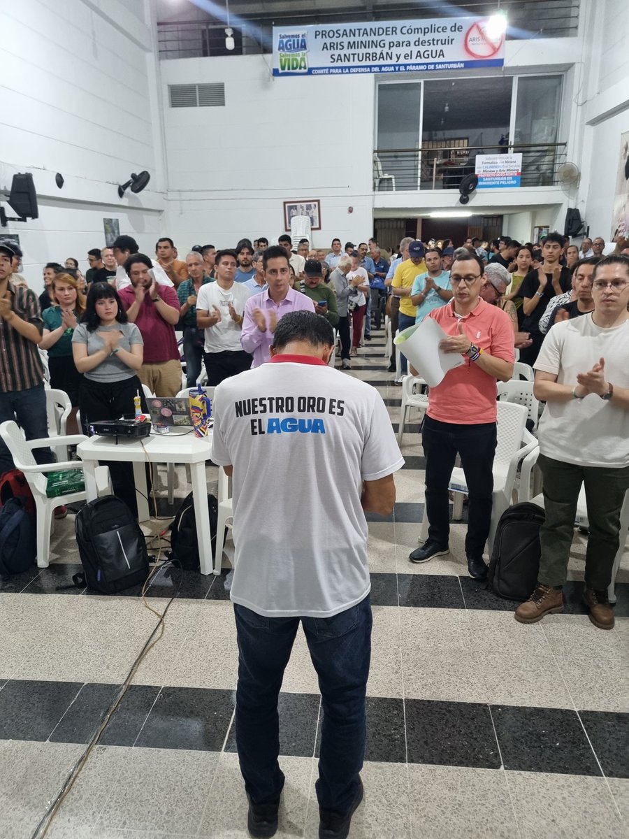 ComiteSanturban's tweet photo. Inicia nuestra Asamblea General!

¡Santurbán tiene quién lo defienda! 

Fuera Aris Mining y su proyecto Soto Norte de Santurbán! 💧por nuestra agua siempre adelante, ni un paso atrás! https://t.co/w6MZAghwbL