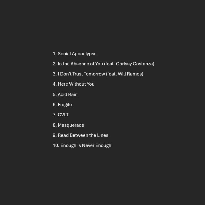 metalblakedowns's tweet photo. Bullet for my Valentine - Social Apocalypse - March 19th, 2027

new single 'Social Apocalypse' available everywhere now https://t.co/foDIKkS4lq