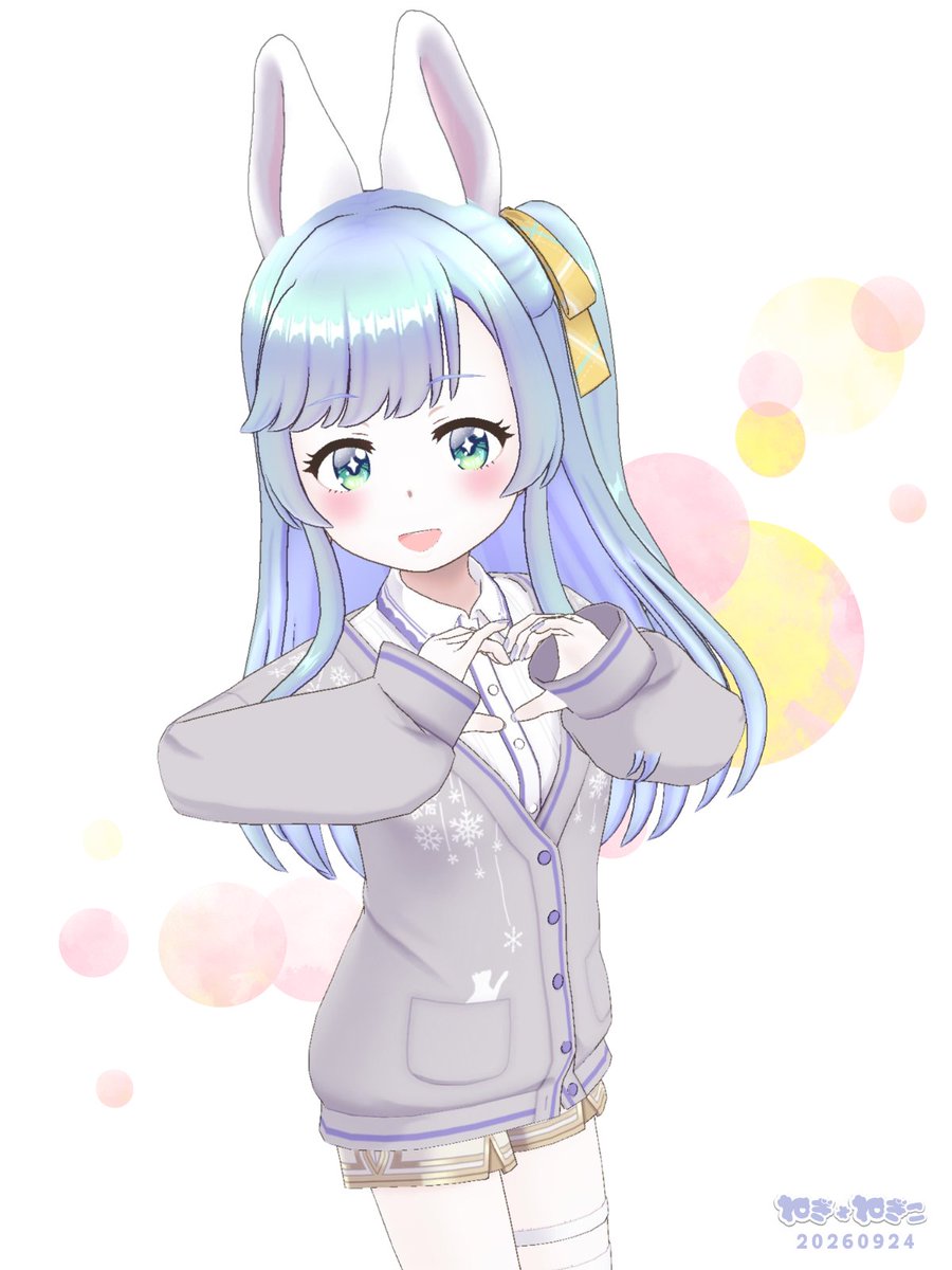 negiconegi's tweet photo. ＼🐇#おはようVtuber 🐇／ 
おはﾈｷﾞY(〃'▽'〃) Yﾈｷﾞ 

連休終わり～（ねぎこは連休ではありません💦）
久々行動で疲れちゃう人もいるかもだけど、ムリなくしていこー。

今日の歌枠は18時半くらいにカラシンです✨
REALITYは23時くらいか、どこか隙間で～

#9月のVTuberフォロー祭り‍ https://t.co/1aCccxuteJ