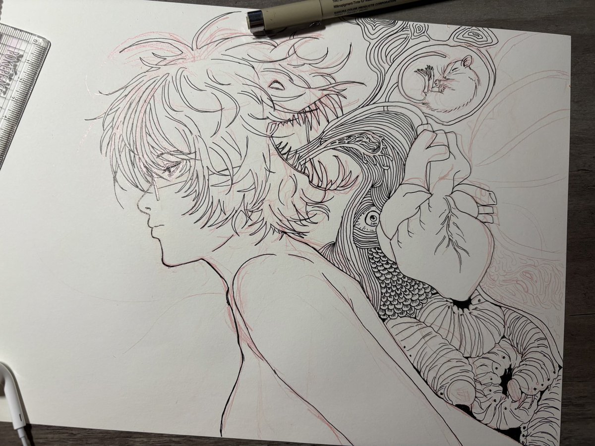 Phantomcatfish's tweet photo. My fav drawing I think #Ljs https://t.co/XKCiEJ3Qul