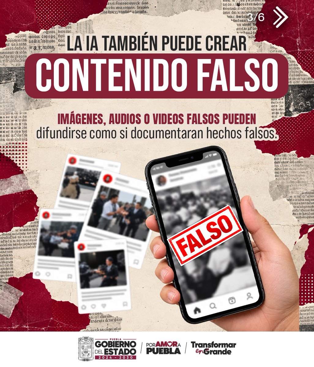 Gob_Puebla's tweet photo. 📲 ¿Lo viste muchas veces o pasó muchas veces? En la octava edición de #DerechoDeRéplica analizamos cómo la amplificación digital puede modificar la percepción de un hecho. 

@JLG_PARRA 

#PorAmorAPuebla #TransformarEnGrande https://t.co/o4JY8pPSQ2
