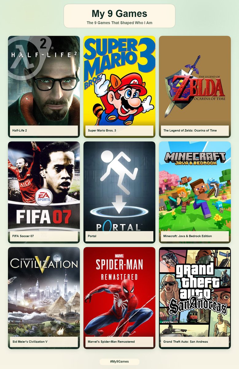 Frangersal's tweet photo. 9 Juegos 🎮👾 https://t.co/kV0S5PQIOn