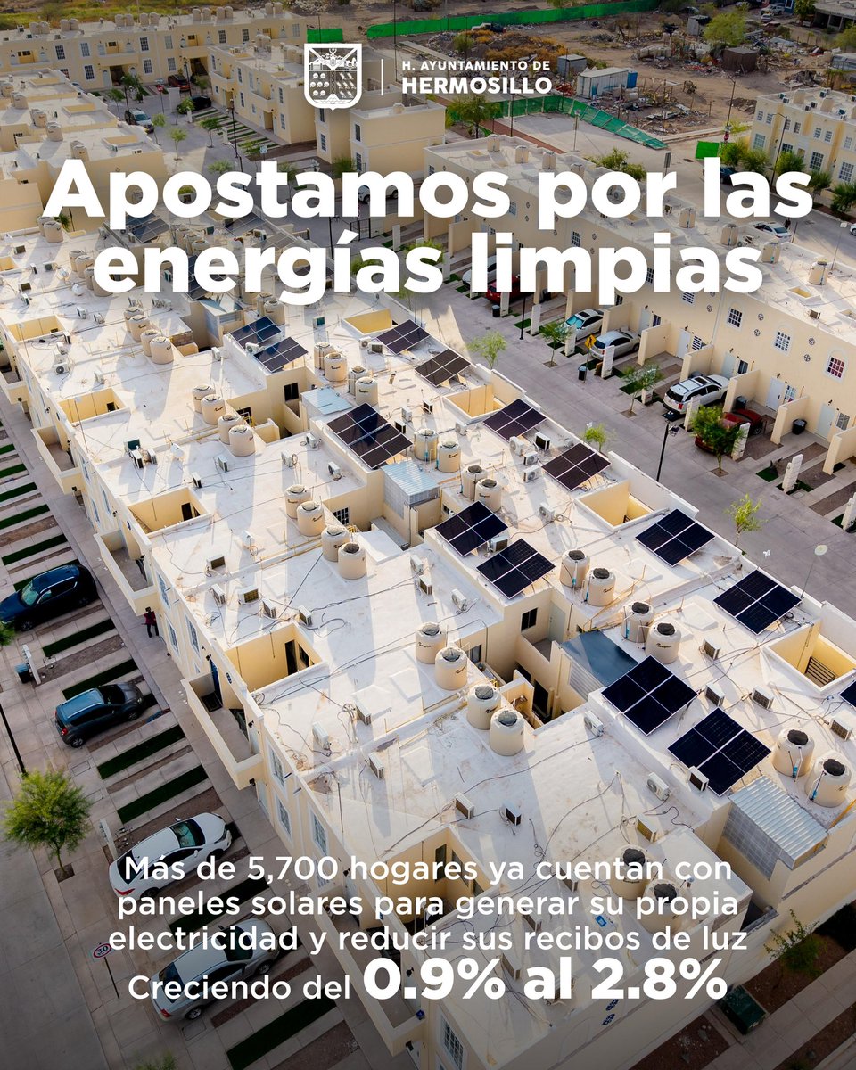 tonoastiazaran's tweet photo. ¡Así crece Hermosillo! ☀️🏠

En reunión con INEGI conocimos los resultados de la Encuesta Intercensal: de 2020 a 2025, los hogares con tinaco aumentaron del 57.2% al 60.9% y los que cuentan con paneles solares del 0.9% al 2.8%. Datos que nos confirman que los programas de apoyo del @hermosillogob avanzan. 🙌🏼

Seguimos haciendo equipo para construir el Hermosillo del futuro. 🌇