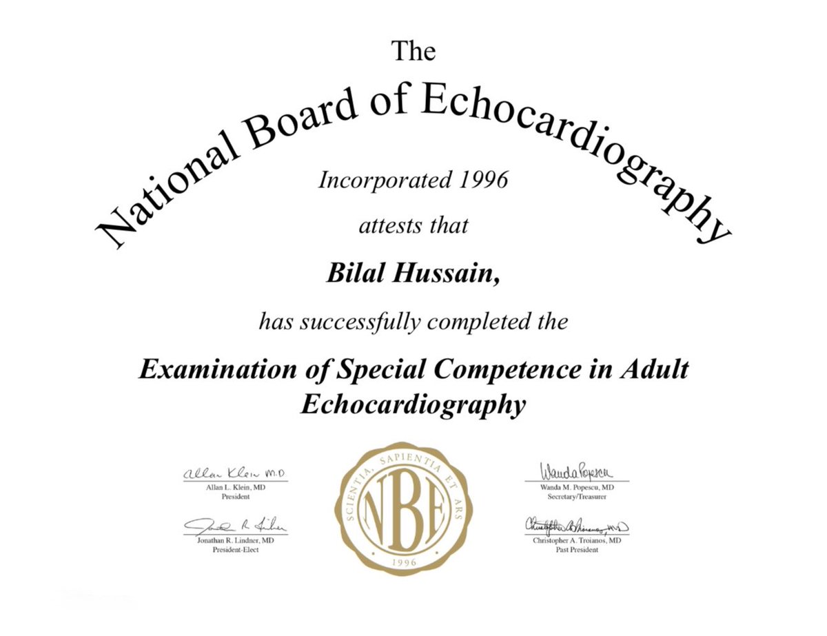BilalHussain294's tweet photo. Echo Boards ๐ซโ
Alhamdulillah..
@uccardiology @UCincyMedicine @uc_health
#NBE #EchoBoards #ASCeXAM https://t.co/I2np89jdLl