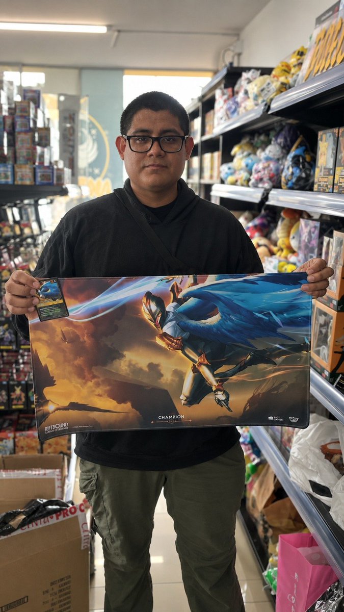 GOATDuelists's tweet photo. Ganador del Riftbound Summoner Skirmish Setiembre 2026 realizado en GOAT Duelists.

#GOATDuelists #tcg #trujillo #peru #riftbound https://t.co/GGgs2m9KAg