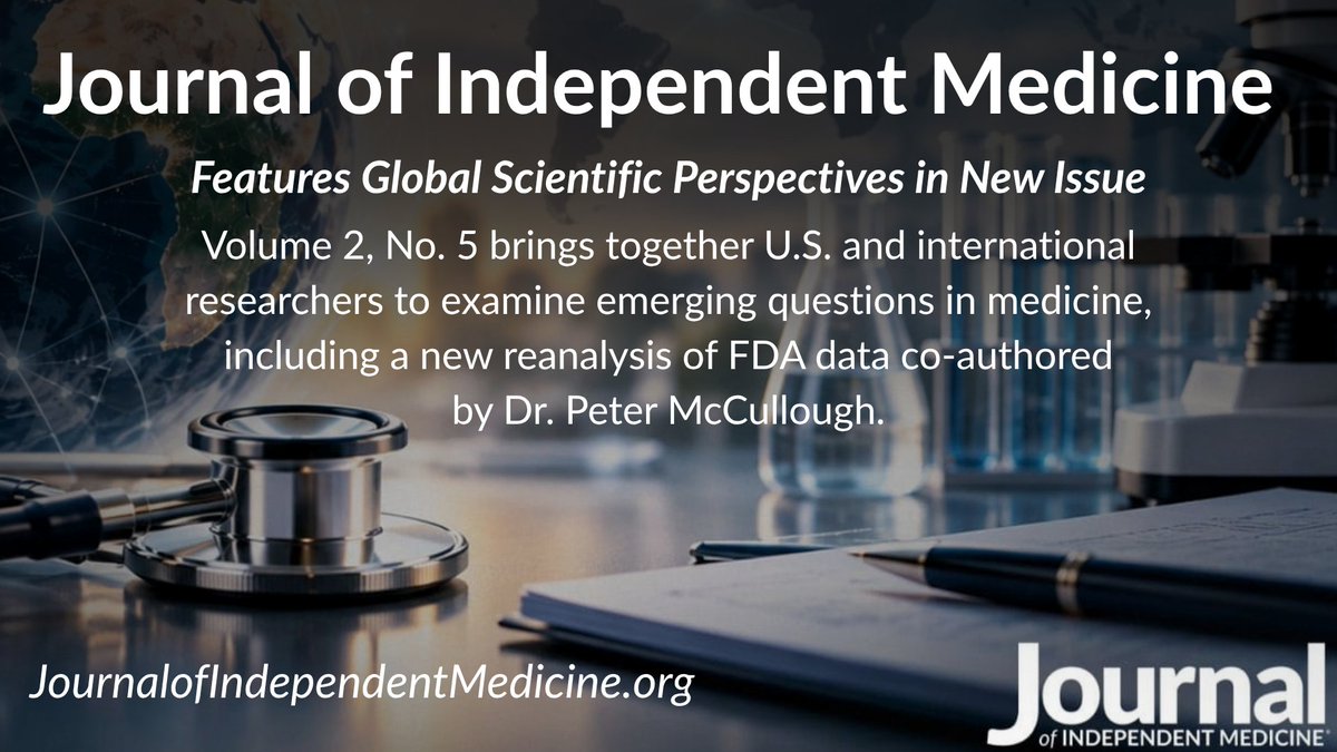 Honest_Medicine's tweet photo. Read IMA's statement on the new issue of the Journal of Independent Medicine (@JIndepMed): https://t.co/P8MsDZCfGr

Find all issues of the Journal: https://t.co/gO8psX0wqN https://t.co/UMLC3PtAqX