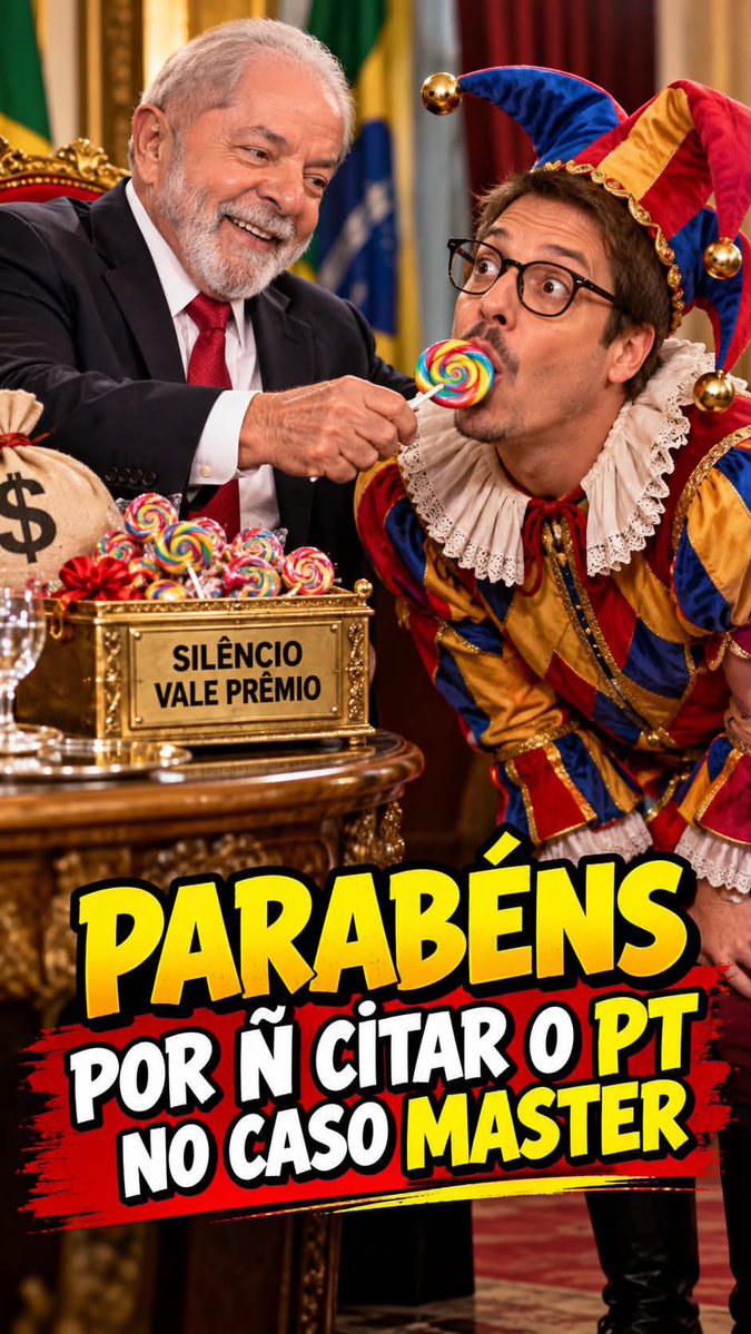 MatiasMatinhos0's tweet photo. Vídeo do @FabioPorchat não cita envolvimento da quadrilha do mula @LulaOficial e da esquerda! O bobo da corte não quer perder o seu picadeiro. https://t.co/JtX2gQIsvQ