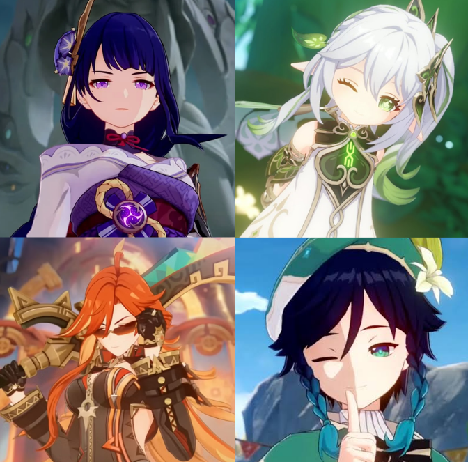 WanminLeaks's tweet photo. 🚨RAIDEN SHOGUN, NAHIDA, MAVUIKA, VENTI E TSARITSA IRÃO APARECER NA MISSÃO DE ARCONTE DA 7.2!

VIA: UncStellar https://t.co/vDvXpC1CI1