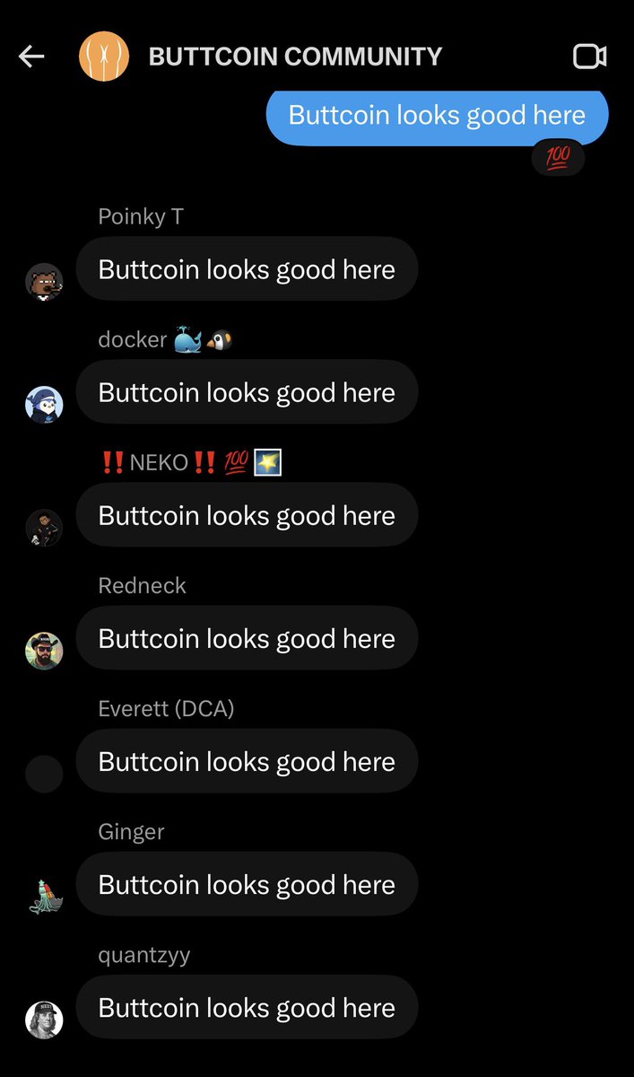 ButtCoin's tweet photo. Important community update:

$Buttcoin looks good here https://t.co/lv92WMvjOw