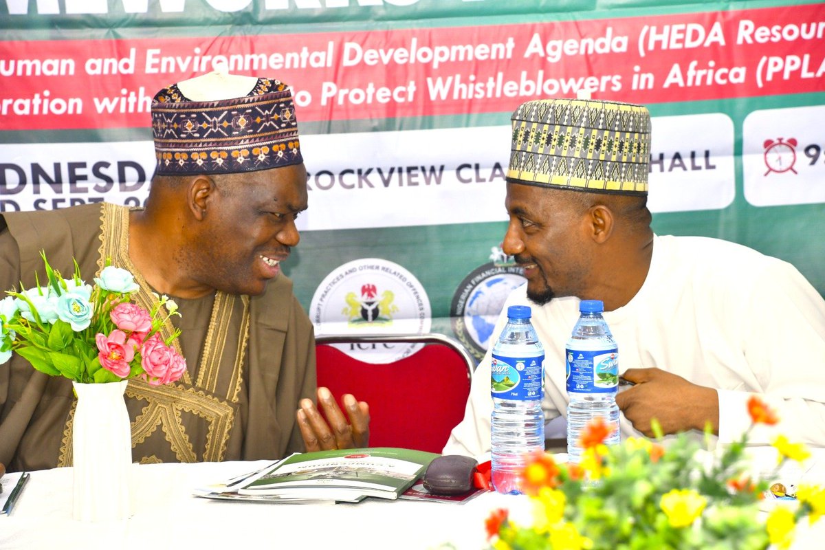 CCBNigeria's tweet photo. CCB CHAIRMAN: ASSET TRACING CRITICAL TO ANTI-CORRUPTION EFFORTS

CCB Chairman, Dr. Abdullahi Usman Bello, FCCA, CFE, has stressed the importance of asset tracing and recovery in Nigeria’s fight against corruption. https://t.co/eKfVLmyuTp