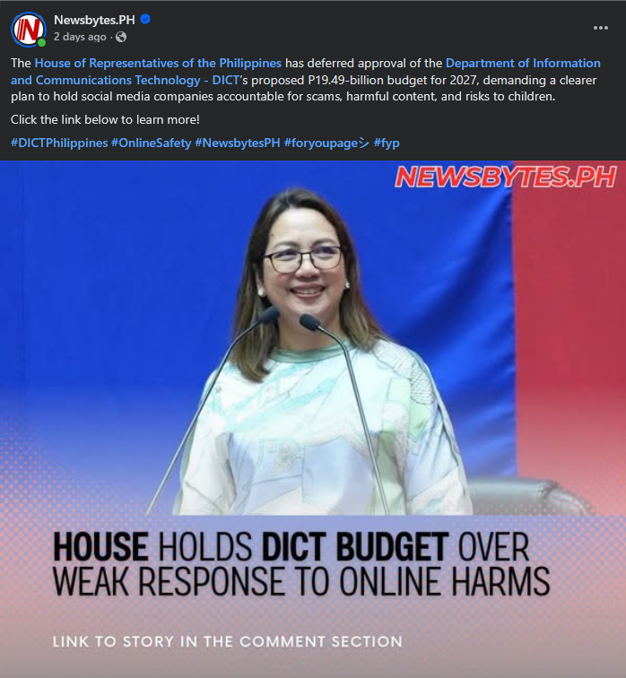 caffeinetony's tweet photo. FILIPINO TAXPAYERS are giving the DICT a proposed budget of 19.48 Billion Pesos for 2027. What do we get?  
Short-sighted solutions like banning Discord out of nowhere and placing Filipino livelihoods at risk. 

Nakakapagod na. https://t.co/kAX07TDvCK