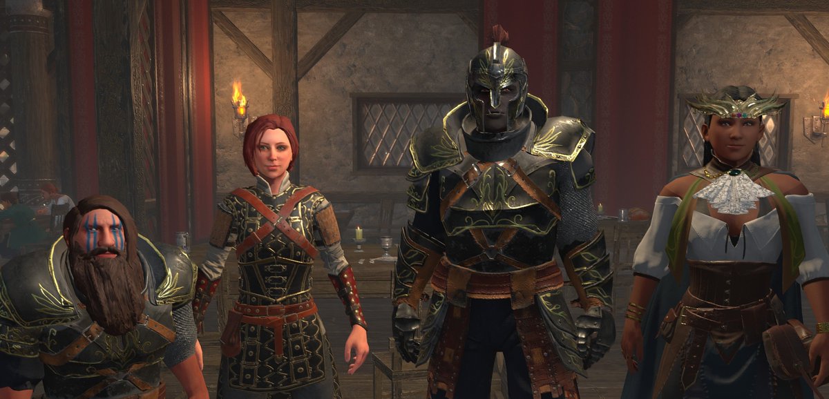 Capndragn94's tweet photo. If you're a fan of Baldur's Gate 3, don't sleep on Solasta: Crown of the Magister. Obviously the graphics aren't as good, but the gameplay is really fun and is a lot closer to the 5e ruleset compared to #BG3. #solasta #dnd #dnd5e #dwarf #halfelf #halforc https://t.co/x6q4jB0pEv