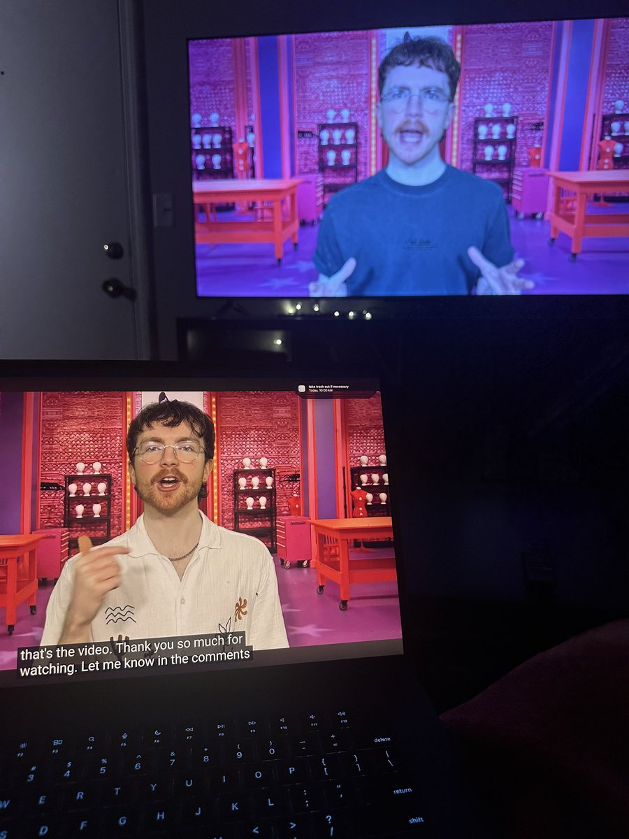 edgycarrot's tweet photo. @RunnerEyeYT i was watching you on the tv, and i opened my laptop to play the crossword and you were there. 

then…stg opened my twitter feed to you

girl you’re taking over my house https://t.co/uoOwmB0rEX