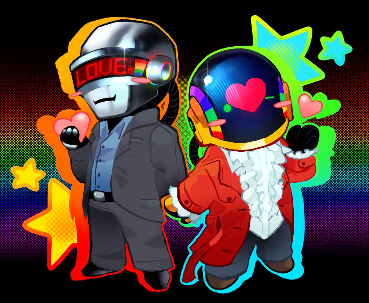 ZY_GOHN's tweet photo. Robots can be in love too❤️
#daftpunk https://t.co/lQtiyhDJol