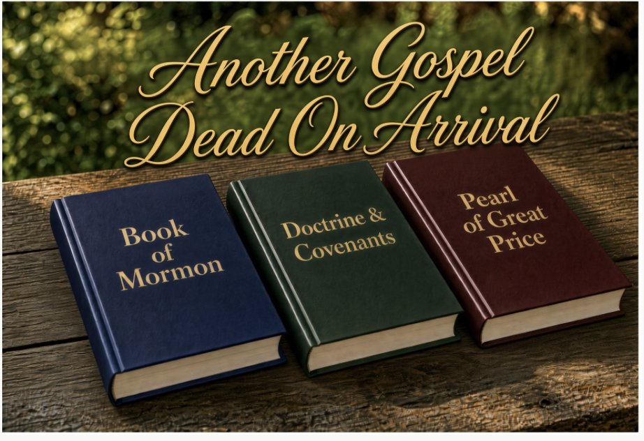 bflynnusa's tweet photo. Another Gospel According to Joseph

The LDS Church claims to be Christian while teaching that the Bible Christians already have is corrupted and incomplete. The LDS Eighth Article of Faith states the point without disguise: the Bible is the word of God “as far as it is translated correctly.” The Book of Mormon receives no such qualifier.

Smith’s own words make the charge plainer still. He said “many important points touching the salvation of men had been taken from the Bible, or lost before it was compiled.” Ignorant translators, careless transcribers, and “designing and corrupt priests” committed many errors. 1 Nephi 13 then supplies the story: a “great and abominable church” stripped the gospel of “plain and precious” parts and covenants, leaving multitudes to stumble. On that account the Book of Mormon and Smith’s Bible revision exist to restore what was removed.

The issue follows at once. It is a claim that the received Scriptures are insufficient for salvation.

Against that claim the King James Bible answers Smith in its own words.

Deuteronomy 4:2: “Ye shall not add unto the word which I command you, neither shall ye diminish ought from it.”

Deuteronomy 12:32: “What thing soever I command you, observe to do it: thou shalt not add thereto, nor diminish from it.”

Proverbs 30:5-6: “Every word of God is pure… Add thou not unto his words, lest he reprove thee, and thou be found a liar.”

2 Peter 3:16: men “wrest… the other scriptures, unto their own destruction.”

2 Peter 2:1: false teachers “bring upon themselves swift destruction.”

2 Tim. 3:16-17. “All scripture is given by inspiration of God, and is profitable for doctrine, for reproof, for correction, for instruction in righteousness: That the man of God may be perfect, throughly furnished unto all good works.”

Gal. 1:8-9. “But though we, or an angel from heaven, preach any other gospel unto you than that which we have preached unto you, let him be accursed.”

Jesus spoke with the same finality. He treated the word He received as enduring: not one jot or tittle would pass (Matt. 5:18). Heaven and earth will pass; His words will not (Luke 21:33). “If ye continue in my word, then are ye my disciples indeed” (John 8:31).

He also warned the church what to do with men who come later with another word.
“Beware of false prophets” (Matt. 7:15). “For many shall come in my name, saying, I am Christ; and shall deceive many.” False prophets will arise and, if possible, deceive the elect (Matt. 24:5, 24). “Not every one that saith unto me, Lord, Lord, shall enter into the kingdom of heaven.” “And then will I profess unto them, I never knew you: depart from me, ye that work iniquity” (Matt. 7:21, 23).

The verdict from those texts is this. A church that demotes the Bible, adds another gospel after the apostolic deposit, and revises the book of the Lamb cannot keep the historic name Christian without emptying it. Those words of Jesus therefore judge Joseph Smith Jr. and the church that follows him. Smith treated the received Bible as insufficient. By the test Christ gave, that choice is decisive.

Scripture then states the end of that path. The warning is not confined to one closing page of the New Testament.

“Ye shall not add unto the word which I command you, neither shall ye diminish ought from it” (Deut. 4:2). “Add thou not unto his words, lest he reprove thee, and thou be found a liar” (Prov. 30:6). “They that are unlearned and unstable wrest, as they do also the other scriptures, unto their own destruction” (2 Pet. 3:16). “There shall be false teachers among you, who privily shall bring in damnable heresies… and bring upon themselves swift destruction” (2 Pet. 2:1).

That is the future the KJV assigns to Joseph Smith Jr., to the church that carries his revisions, and to every other teacher who adds to, takes from, or twists the Word already given.

Footnote: LDS say Proverbs 30:5-6 cannot bar later books, since the New Testament came later. The verse does not date-stamp the canon. It forbids treating God’s word as impure or incomplete: “Add thou not unto his words.” The New Testament declares that Christ fulfills the Scriptures already given (Matt. 5:17-18).

Smith does the reverse: he says saving points were taken from the Bible and offers new books to repair it. That is the addition Proverbs condemns. Galatians 1:8-9 then forbids any other gospel, even from an angel.