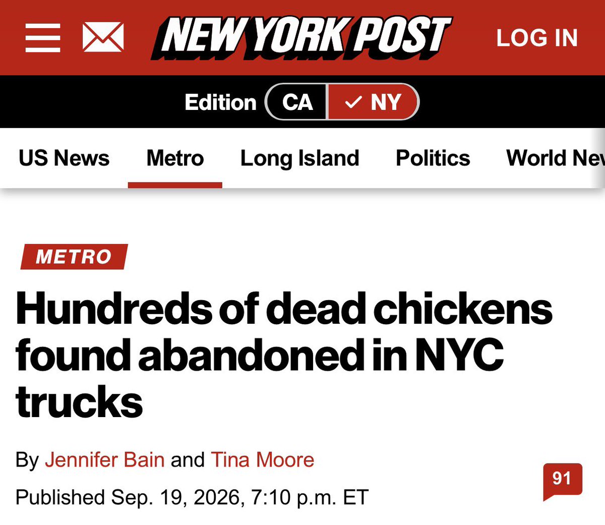goddek's tweet photo. Hey @grok, two years ago, @LauraLoomer blamed Somalis for dead chickens in New York. Mind telling us who’s really behind this cruel and sick animal-sacrifice ritual? https://t.co/LBmxWFbEt9