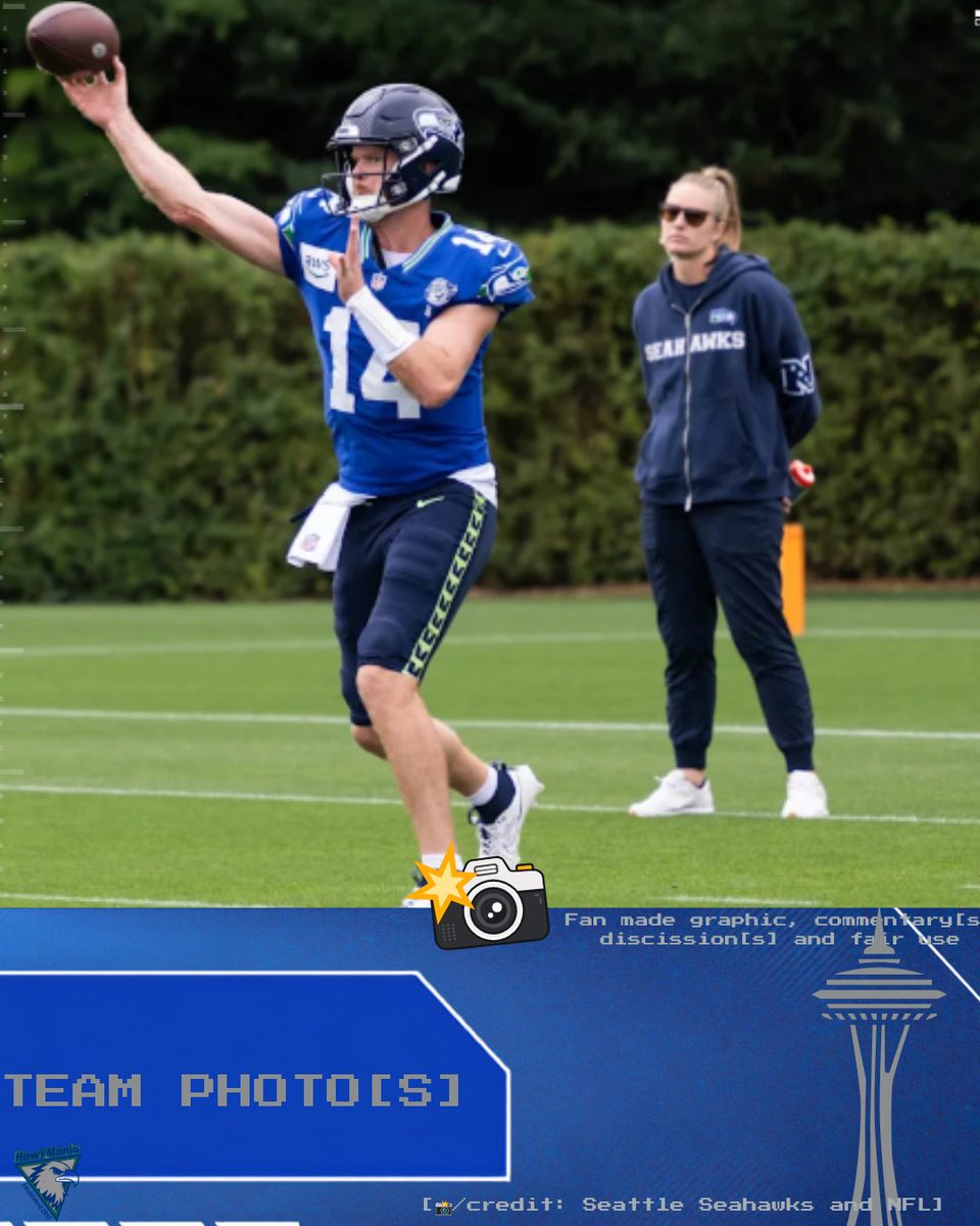 hawkmania4's tweet photo. Aww, that's hot. #Seahawks Sam Darnold is back:

Photo credit: Edwin Hooper/Seattle Seahawks https://t.co/QVKOLjxpOF