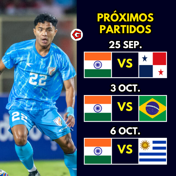 Goleador2402's tweet photo. Próximamente, la India jugará ante Panamá, Brasil y Uruguay. Todos esos partidos serán en la India
#India #Panamá #fútbol #Mundial #WorldCup https://t.co/WLsMjMM1RA