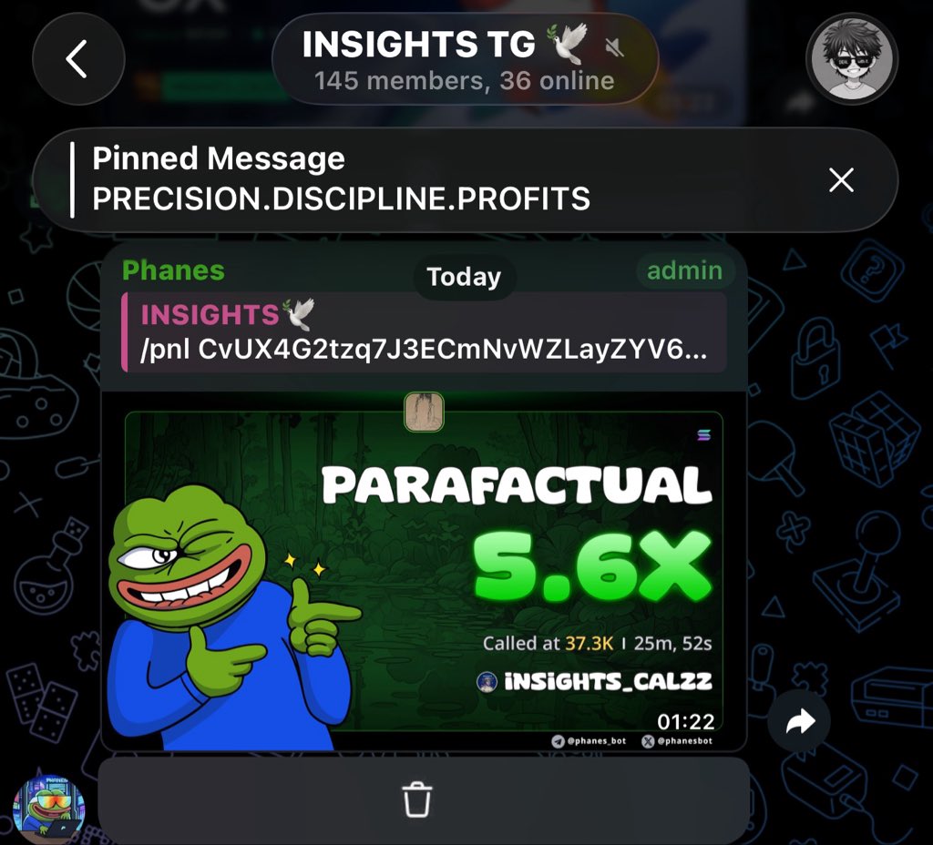 INSIGHTS_CALZZ's tweet photo. Made 5X from my call on $parafactual

CvUX4G2tzq7J3ECmNvWZLayZYV6KpgQp6SJ5K8Uvsu5g https://t.co/4S7PjZABi0