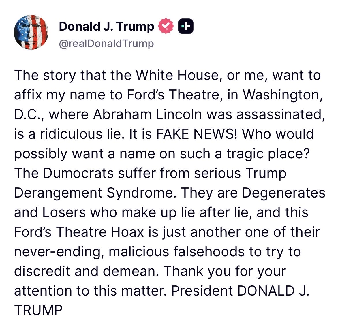 TrumpWarRoom's tweet photo. Add this to the long list of FAKE NEWS HOAXES! https://t.co/6VrbJ9gfRk
