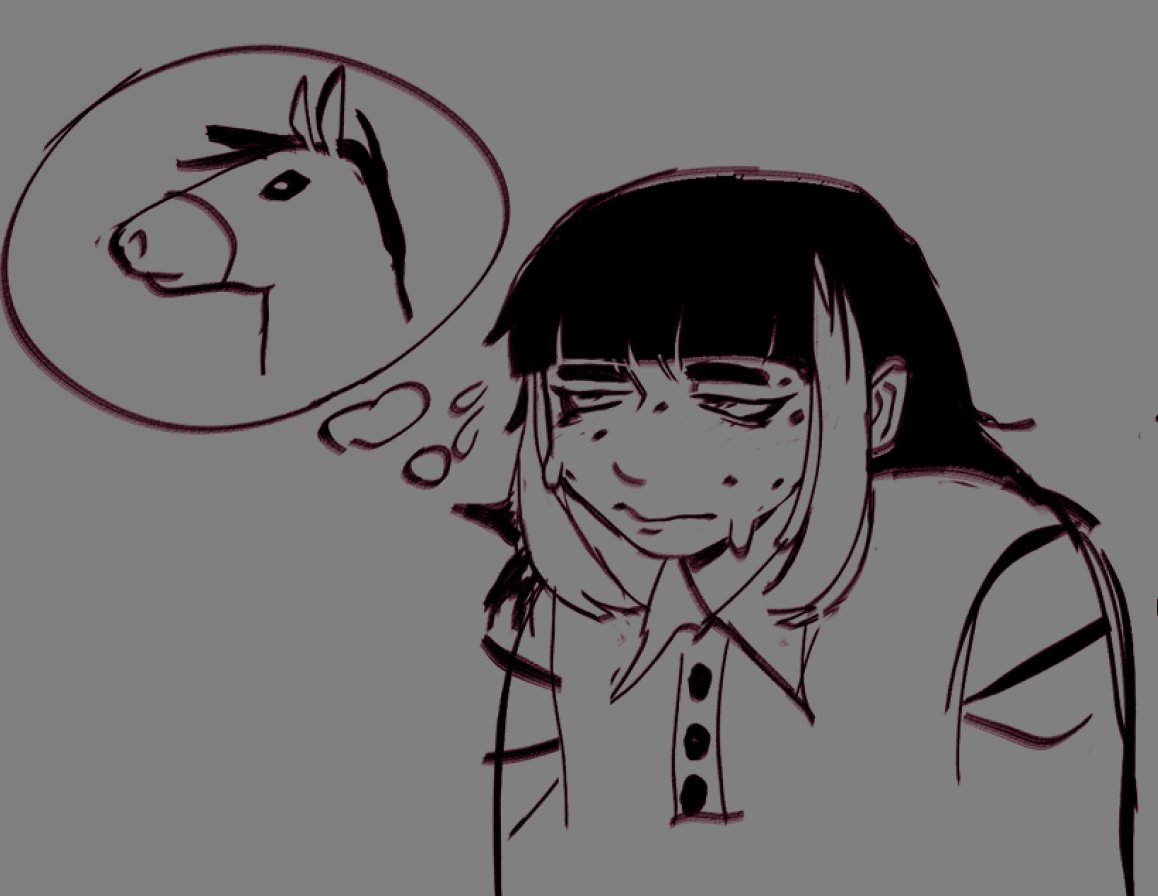 aliensumbra's tweet photo. girl who loves horses https://t.co/GzreX0GUbG