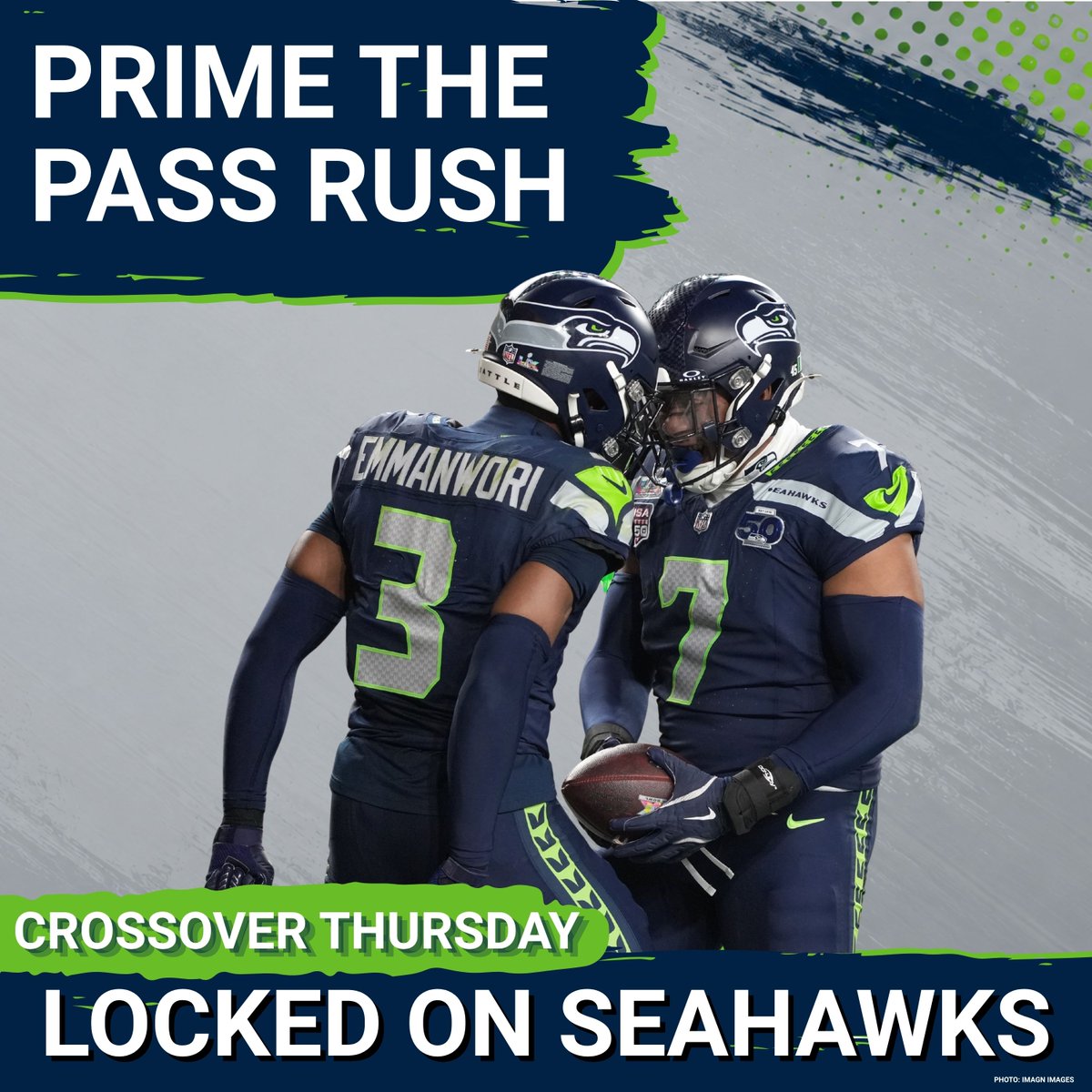 DanViensNFL's tweet photo. 🚨Tomorrow's episode - TODAY! 

Be the first to listen to this Crossover Thursday episode of Locked On Seahawks - co-hosted with David Harrison from @LOCommanders 

**Biggest Storylines
**Crucial Matchups
**Keys to Victory

Can the #Seahawks continue to make life miserable on opposing QB's with their 4-man pass rush? 

This and MUCH MORE on today's show. 

Listen at the link here, or wherever you prefer to get your podcasts 🔽🔽🔽🔽🔽🔽🔽🔽🔽🔽🔽🔽🔽🔽🔽
https://t.co/RKy38syPXf