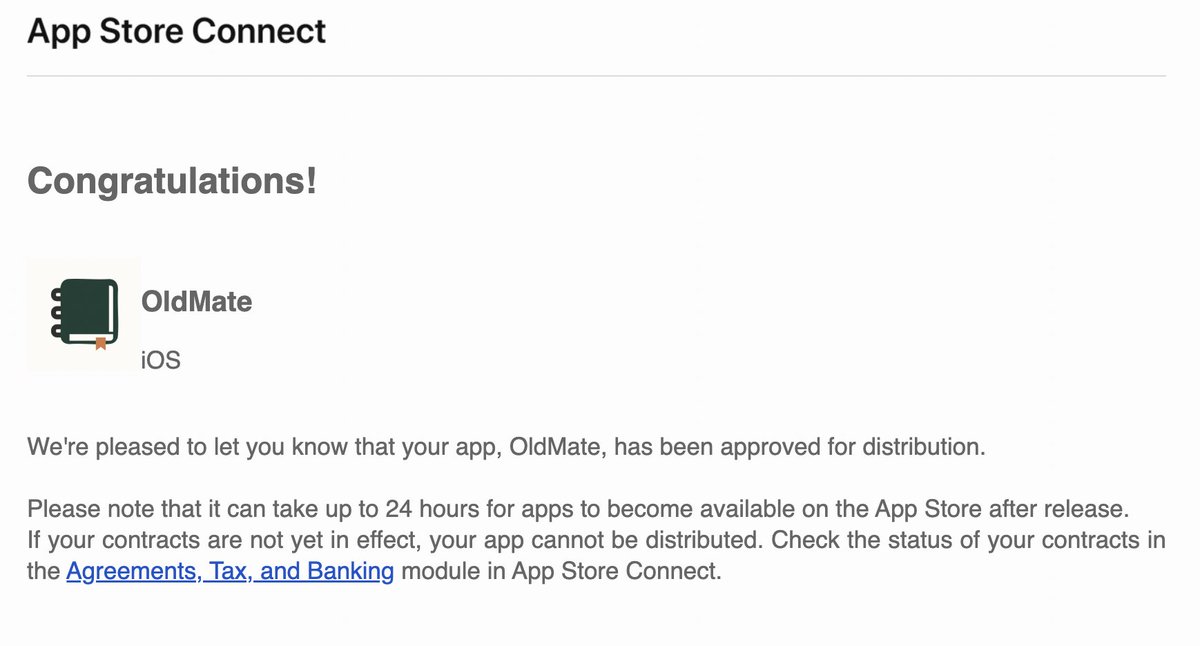 JonahDevs's tweet photo. First ever App Store release approved 🎉 

Already working on bug fix builds to go out 😅 

#buildinpublic https://t.co/ov55KbBgQq