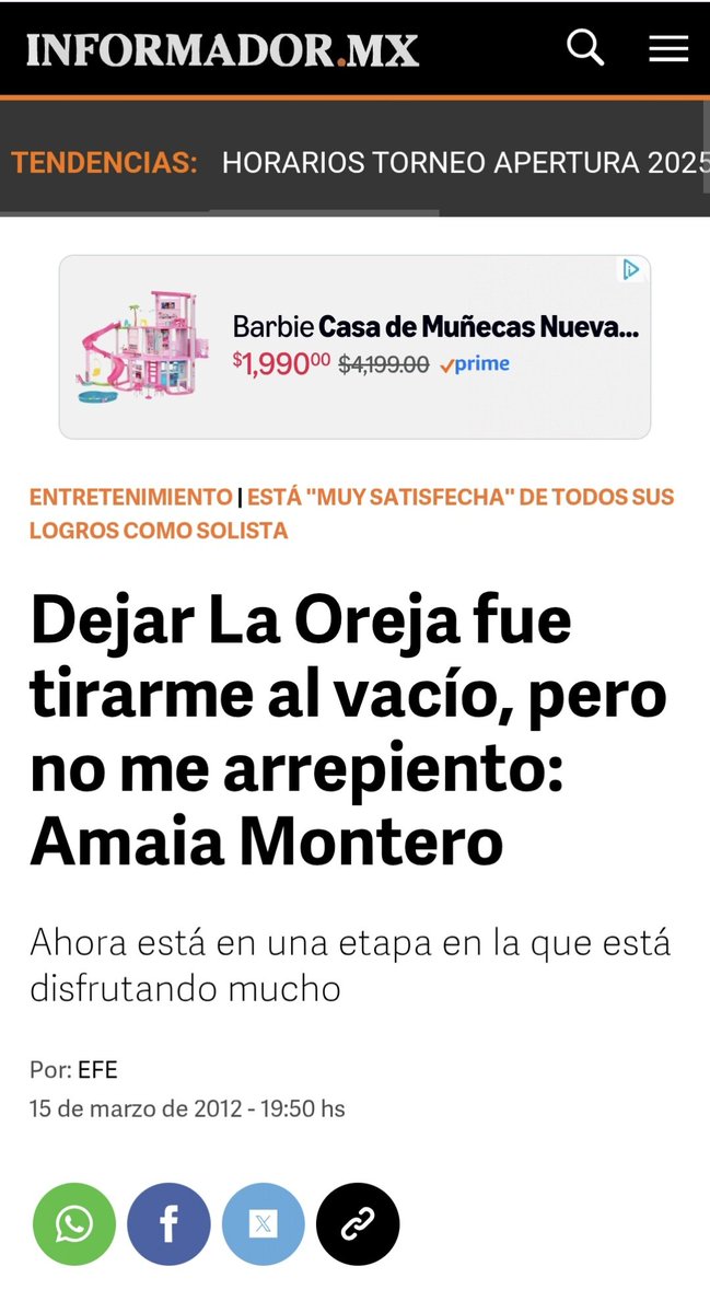 Violeta_loveGDL's tweet photo. @nuncafuituya Notas que envejecieron muy mal, ella juraba 😬 https://t.co/nJtGtswxfn
