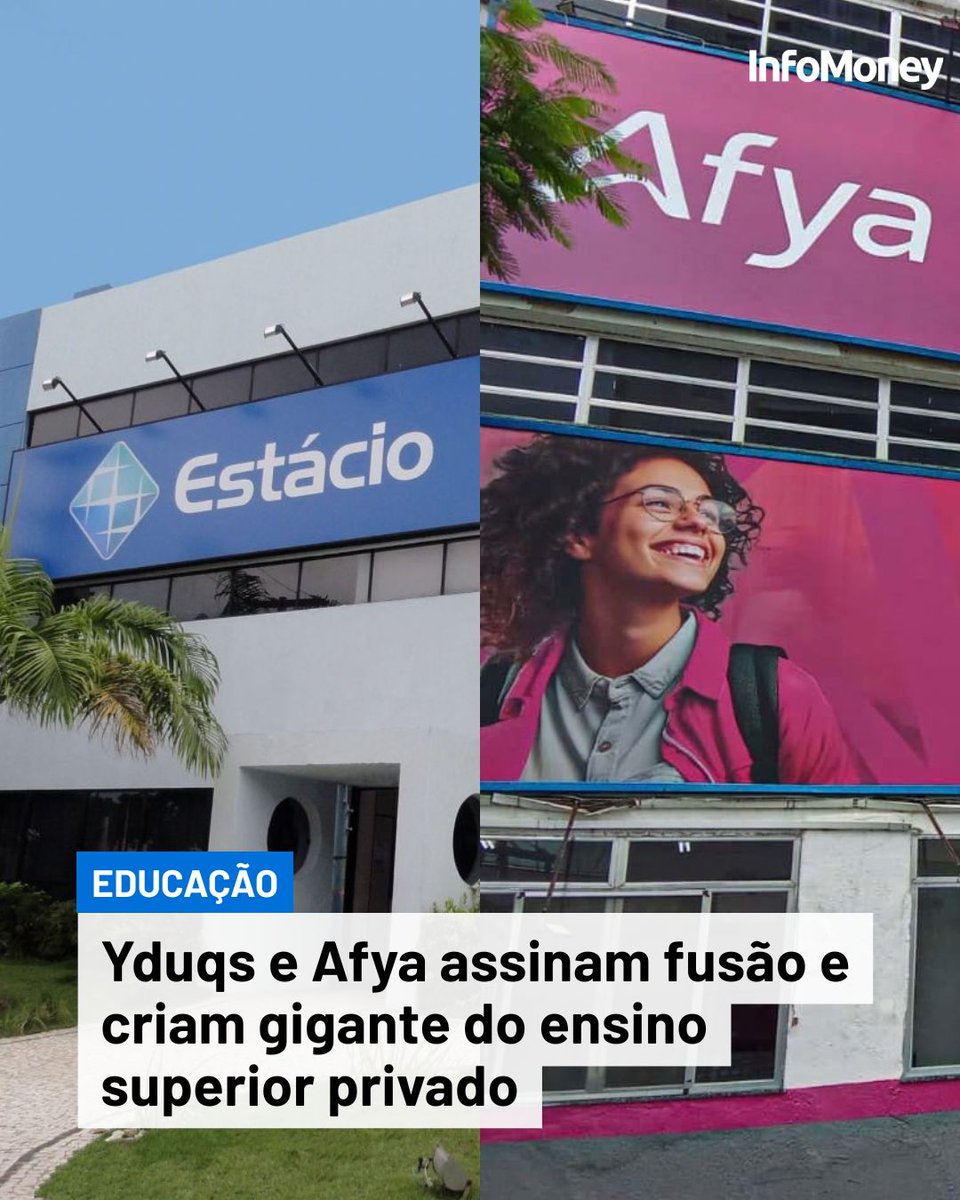infomoney's tweet photo. Negócio une a dona da Estácio e do Ibmec à líder em educação médica e cria grupo avaliado em mais de R$ 9 bilhões, com forte presença no segmento de medicina

Leia mais no site do InfoMoney: https://t.co/NVlDMP0XcF

Foto: Divulgação

#EnsinoSuperior #Estácio #Ibmec #Afya #Brasil https://t.co/uFOZMZUUUX