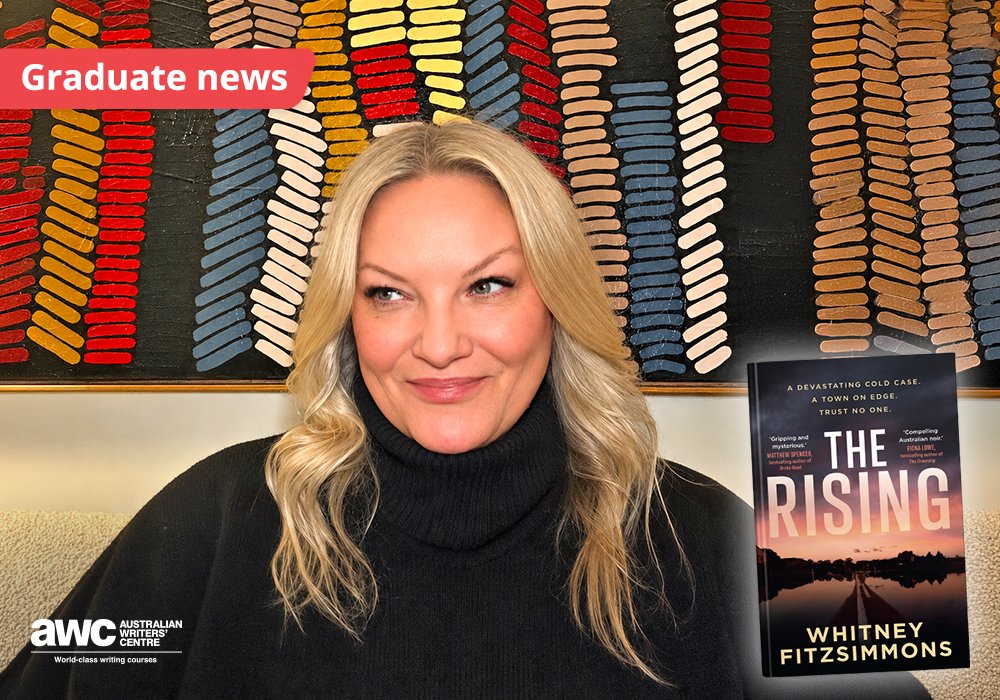 WritersCentreAU's tweet photo. AWC graduate Whitney Fitzsimmons lands a publishing deal for her thriller ‘The Rising’

Read Whitney's story here: https://t.co/SdswFHRFGo https://t.co/dAn0sOFfGK