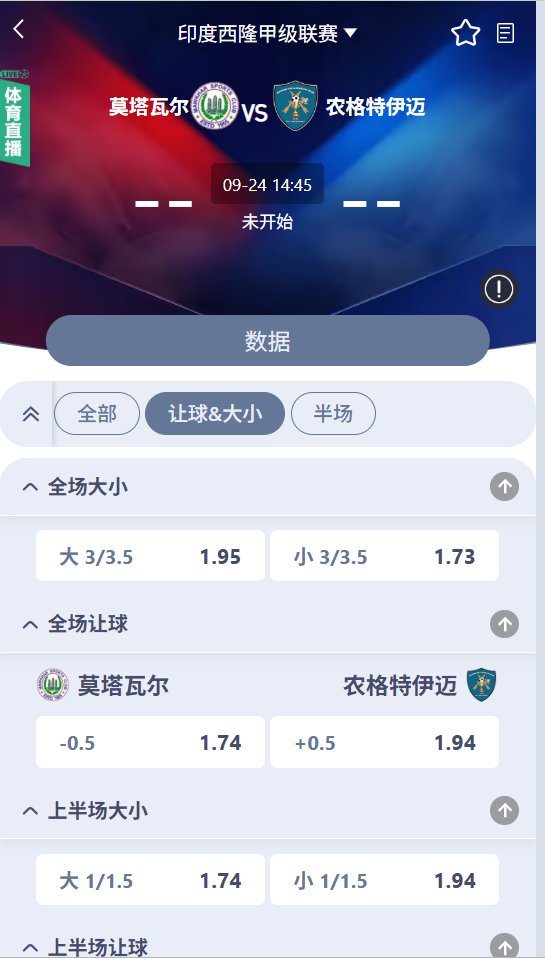 ts_018's tweet photo. 2-1  小3.5
2-0  小3.5
3-1  大3.5
主队莫塔瓦尔让半球，水位更低，主场更稳。上次交手就是3-1赢下。客队整体偏弱，近期也有大比分失利。
3.5球盘小的一边更便宜，市场更看好2到3球，而不是对攻大战。主队先破门后控场最稳，客队有机会回一球，但翻盘难度大。
注册进群找到回家的路：
启胜体育开户：https://t.co/fKJd5YgJHt
入送金1.5%，投注返佣0.8%
每日赛事群：https://t.co/ZlfQeCfyQc
进群领取红包福利