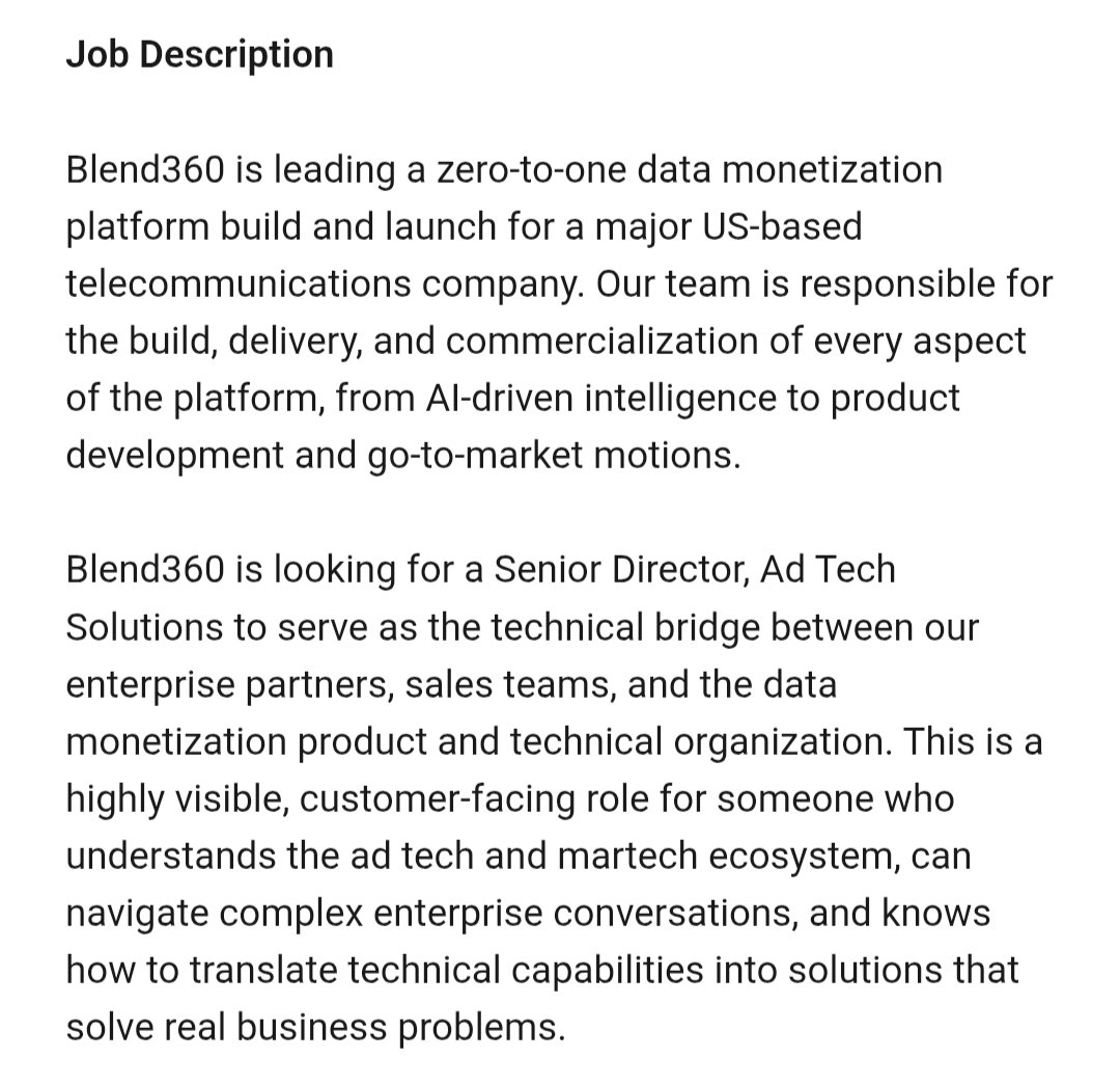 humanpropensity's tweet photo. A data monetization platform for a major US-based telecommunications company with adtech solutions, eh? 🤔 https://t.co/FMMBcKsP7Q