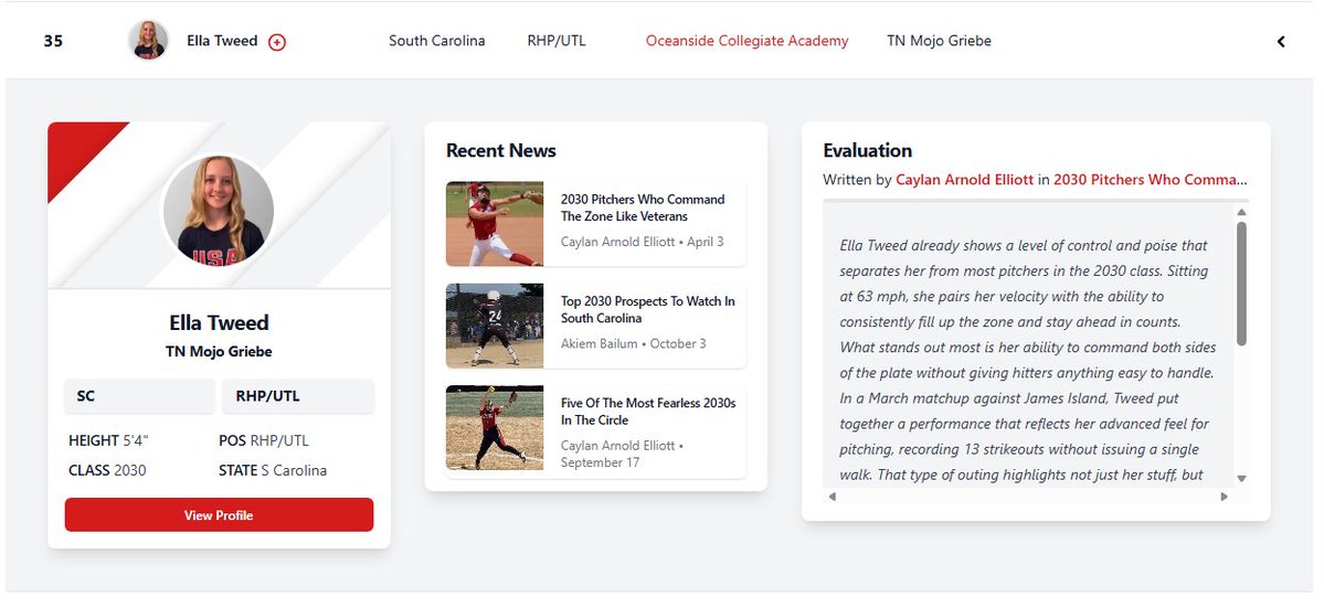 2030EllaTweed's tweet photo. Thank you for including me in your rankings! 💗 @PrepSoftball @ExtraInningSB @KaylaLombardo11 https://t.co/y2IEPlLoPE