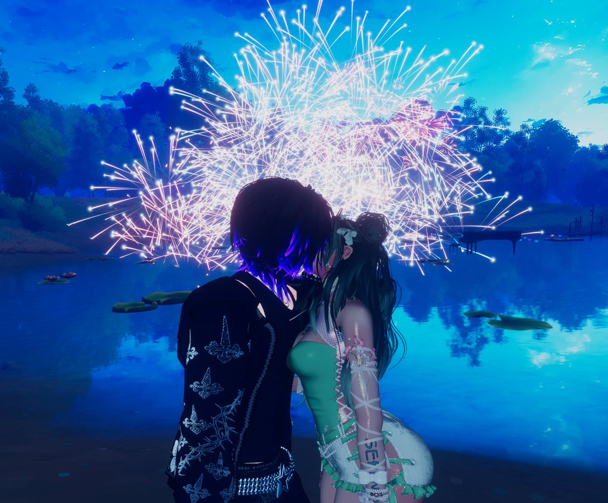 InvisWoman07's tweet photo. Out of all the worlds we could have wandered into, somehow we found each other in this one. And somewhere along the way, you became my favorite part of it.
Some souls simply recognize each other when they finally cross paths. @mancannon2010 #vrchat #photography #soulmate https://t.co/5GKqACIdV6