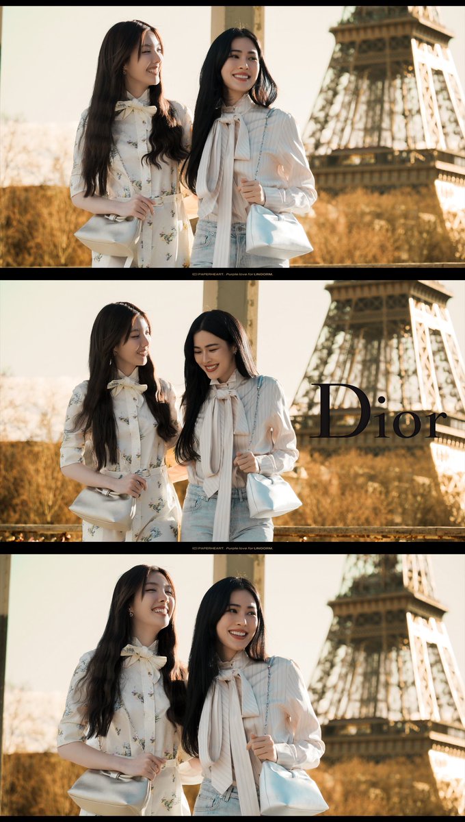 YHhhh1127's tweet photo. Get ready for Paris Fashion Week because Lingling Kwong and Orm Kornnaphat with Dior are about to give us another fashion chapter to remember 🖤✨ https://t.co/omqzQdWT5d