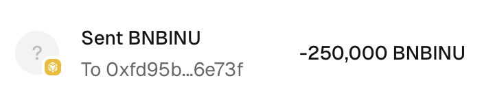 BNBINUx's tweet photo. @Domax4life Check wallet 🪂🐶 https://t.co/JKroB4g0nc