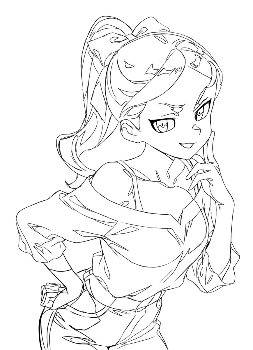 ChampmizMiz's tweet photo. September's Patreon poll winner; Hannah! (WIP)

SFW https://t.co/fZtrVTkBND