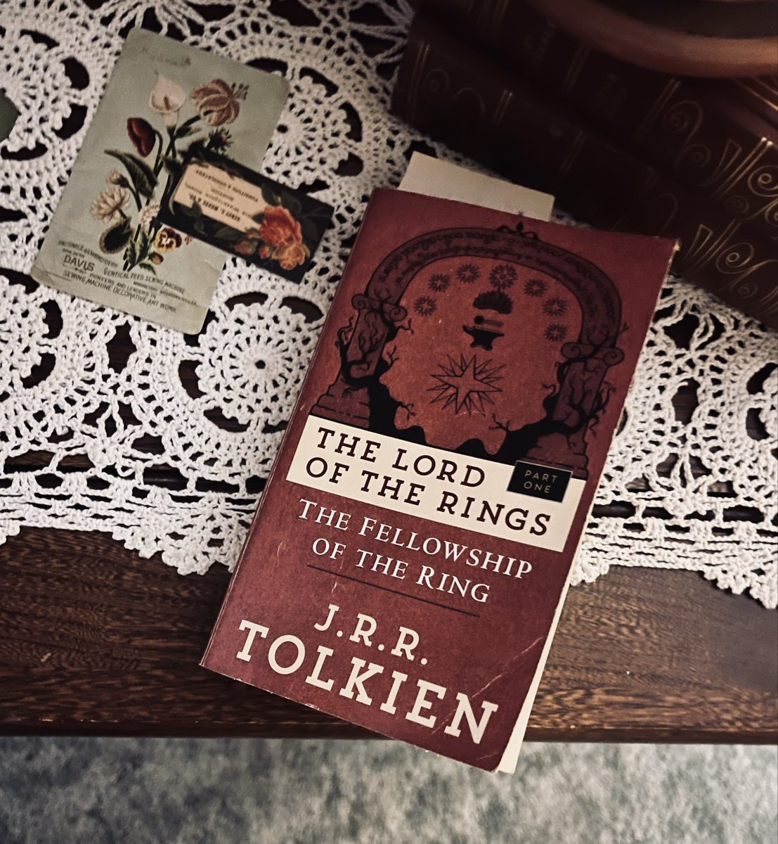 RLJMontgomery's tweet photo. @TolkienWonder Have been reading it again for a week now. Such an amazing story. https://t.co/bqfpJpgW04