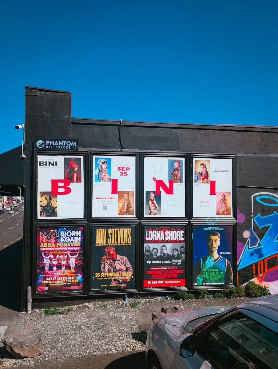 LDN_Bloom8's tweet photo. Welcome to Aotearoa BINI 🤙🏼🇳🇿🌿

📍455 New North Road, Kingsland, Auckland 

#BINI | @BINI_ph
#BINI_SIGNALS_WORLDTOUR_2026 #BINI_SIGNALS_AUCKLAND #LDNBLOOM8 https://t.co/io0FAplSNk