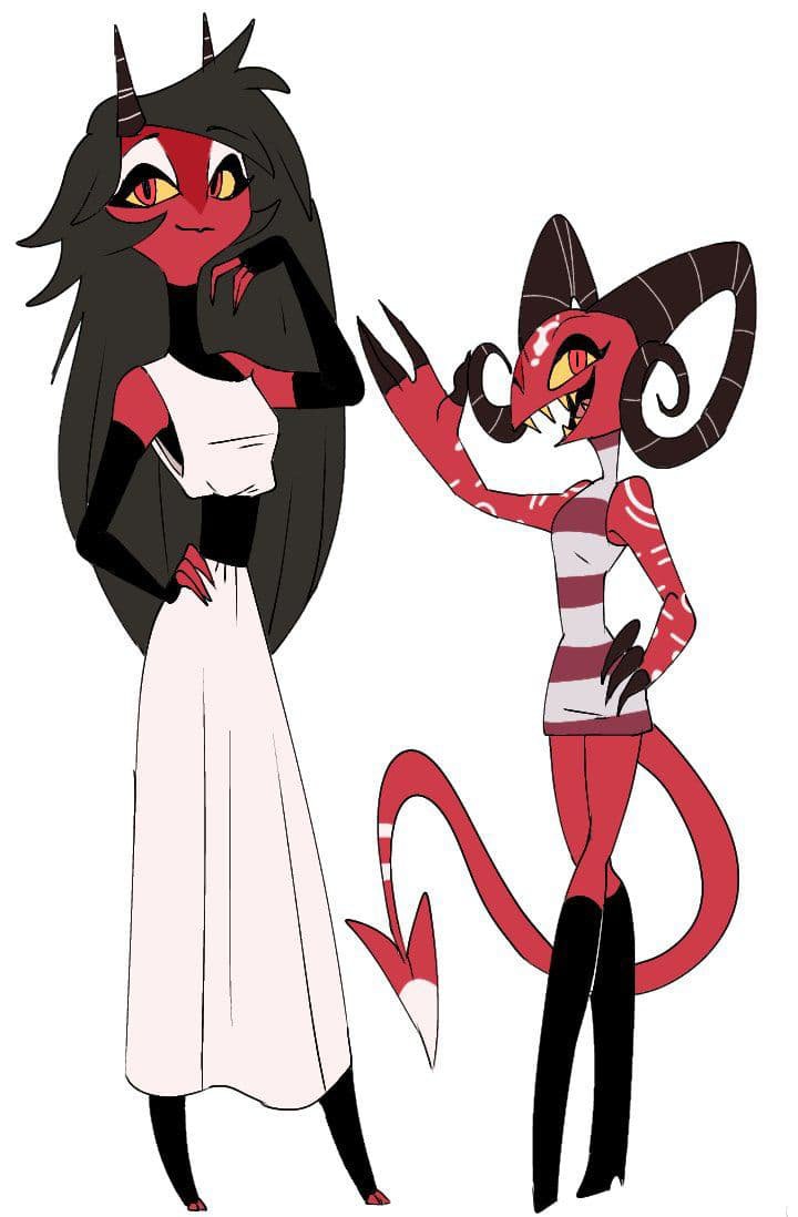Emma00445's tweet photo. Sallie May &amp; Barbie Wire. 👯‍♀️🔥
#HelluvaBoss #HazbinHotel #SallieMay #BarbieWire #HelluvaBossFanart #Vivziepop #VivziepopFanart #DigitalArt https://t.co/84bZwflp4d