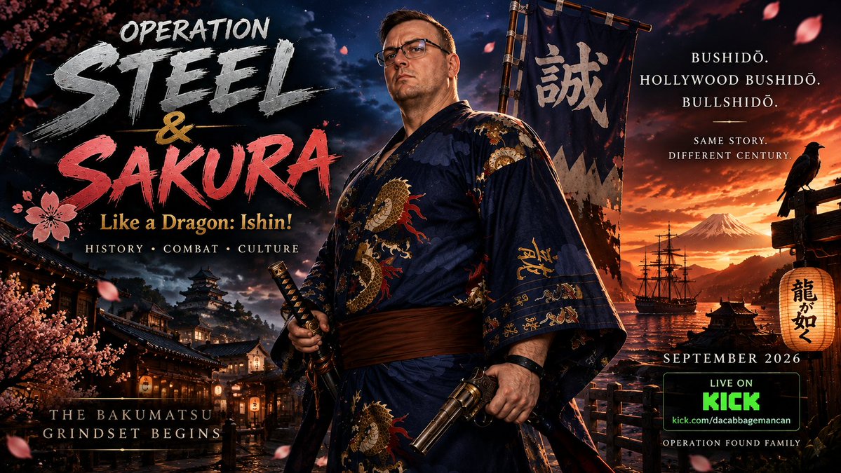 DaCabbageManCan's tweet photo. 🔴 LIVE — Like a Dragon: Ishin! 🌸⚔️

Chapter 9, Karaoke & Questionable Wagers!

Energy is up, the fighting is clicking, and the Bakumatsu Grindset is in full effect.

Story? Karaoke? Gambling away the imperial treasury? We’ll see where Kyoto takes us.

https://t.co/vRMWhP2Xa6

#LikeADragon #LikeADragonIshin #Ishin #RGGStudio #Bakumatsu #Shinsengumi #Gaming #KickStreaming