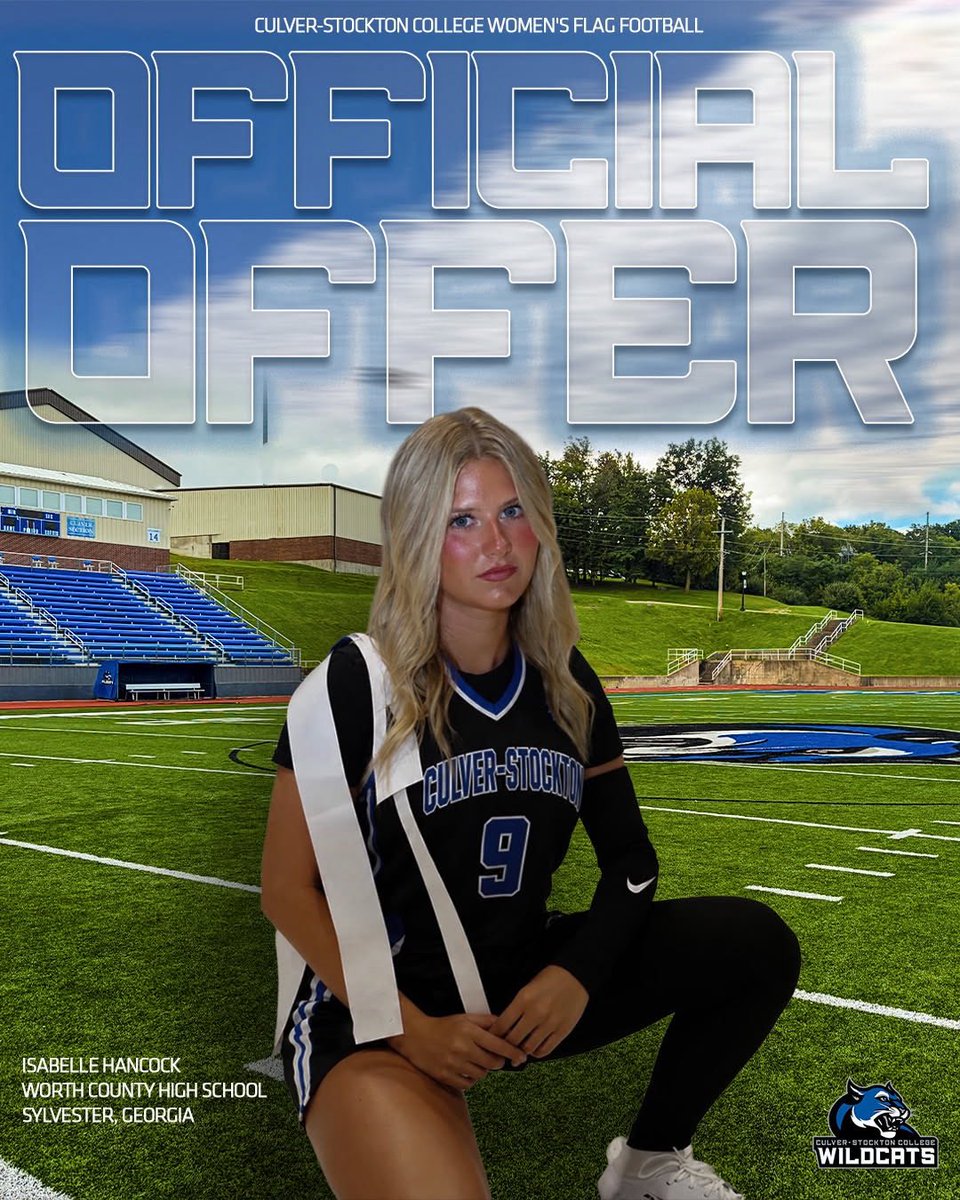 Isabelle909's tweet photo. After a great conversation with Coach Treiver, Iโm so ecstatic to receive my 12th offer from @CSC1853! #AGTG @luis_tyson @Andy_Villamarzo @DbCoachJulian @WmnsCollFlagFB @scoutSMART_ @CSAPrepStar @USAFlagFootball @RecruitGeorgia https://t.co/dkUZ3LWuel