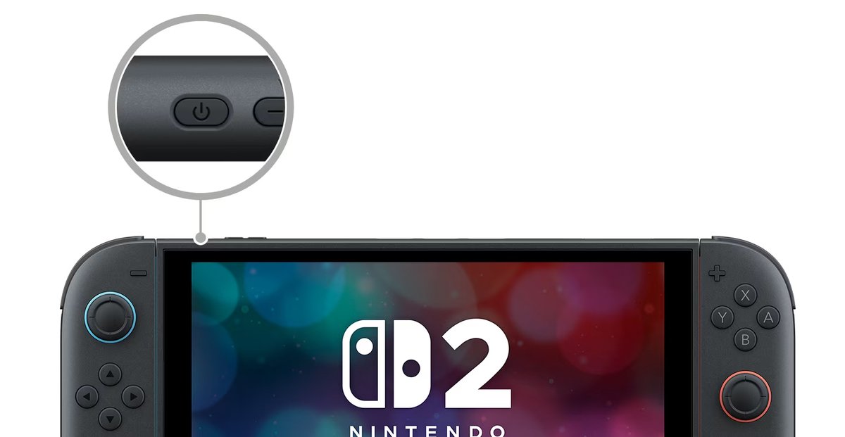nintendo_cs's tweet photo. Nintendo Switch 2 本体の電源ボタンは、ボタンを押す長さによって次のように動作が変わります。
・短く押す…スリープにする
・3秒以上押す…電源メニューを表示する
・12秒以上押す…強制的に電源をOFFにする
くわしい動作については、こちらのQ&amp;Aをご覧ください。
https://t.co/grivMIY0I2 https://t.co/gP2MSHKmVq