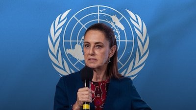 Angeldelarosa30's tweet photo. #YoPensando :Sheinbaum evita confrontar a Trump tras señalar a México como " epicentro" del narcotráfico #ONU #NewYork #DelincuemciaRD https://t.co/WF5pRuZ0aM