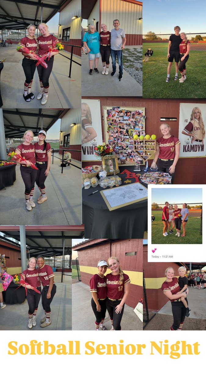 AbiBevins27's tweet photo. My Senior Night 9-22 @CHStiger_sb https://t.co/OSVOq64lLD