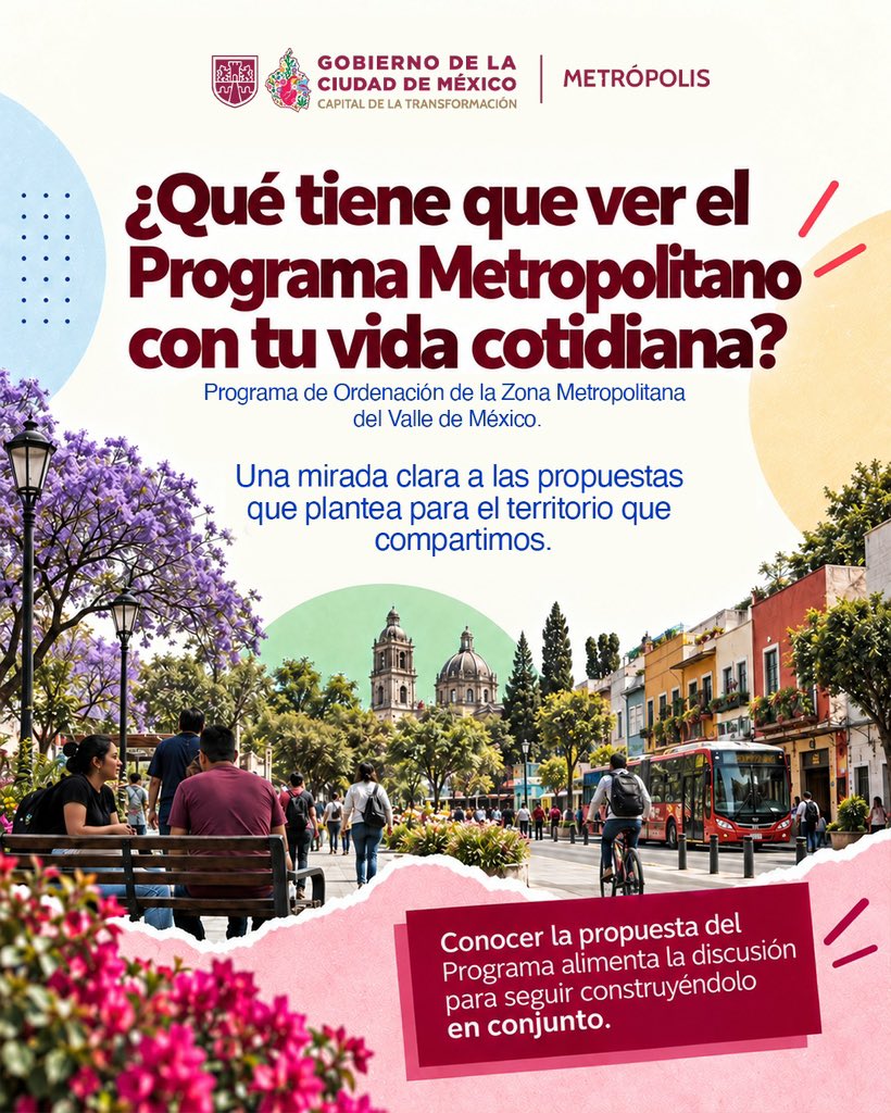 MetropolisCDMX's tweet photo. ¿Qué es y para qué sirve el Programa de Ordenación de la Zona Metropolitana del Valle de México? 

Aquí te enseñamos en qué consiste la propuesta de este instrumento de coordinación metropolitana el cual será sometido a consulta pública… https://t.co/z45xAILI9X